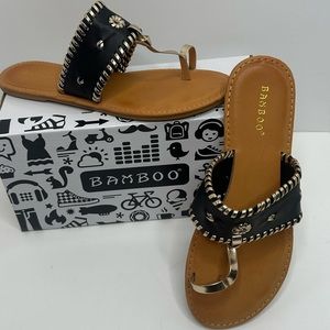 New in box, Bamboo brand sandals.